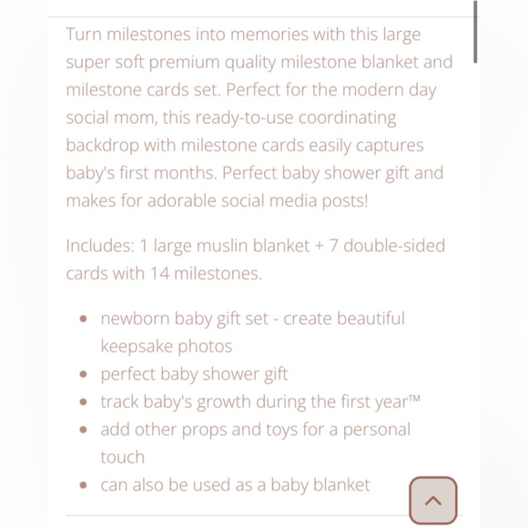 Lulujo Baby's First Year Blanket & Cards Set - Picture 7 of 7